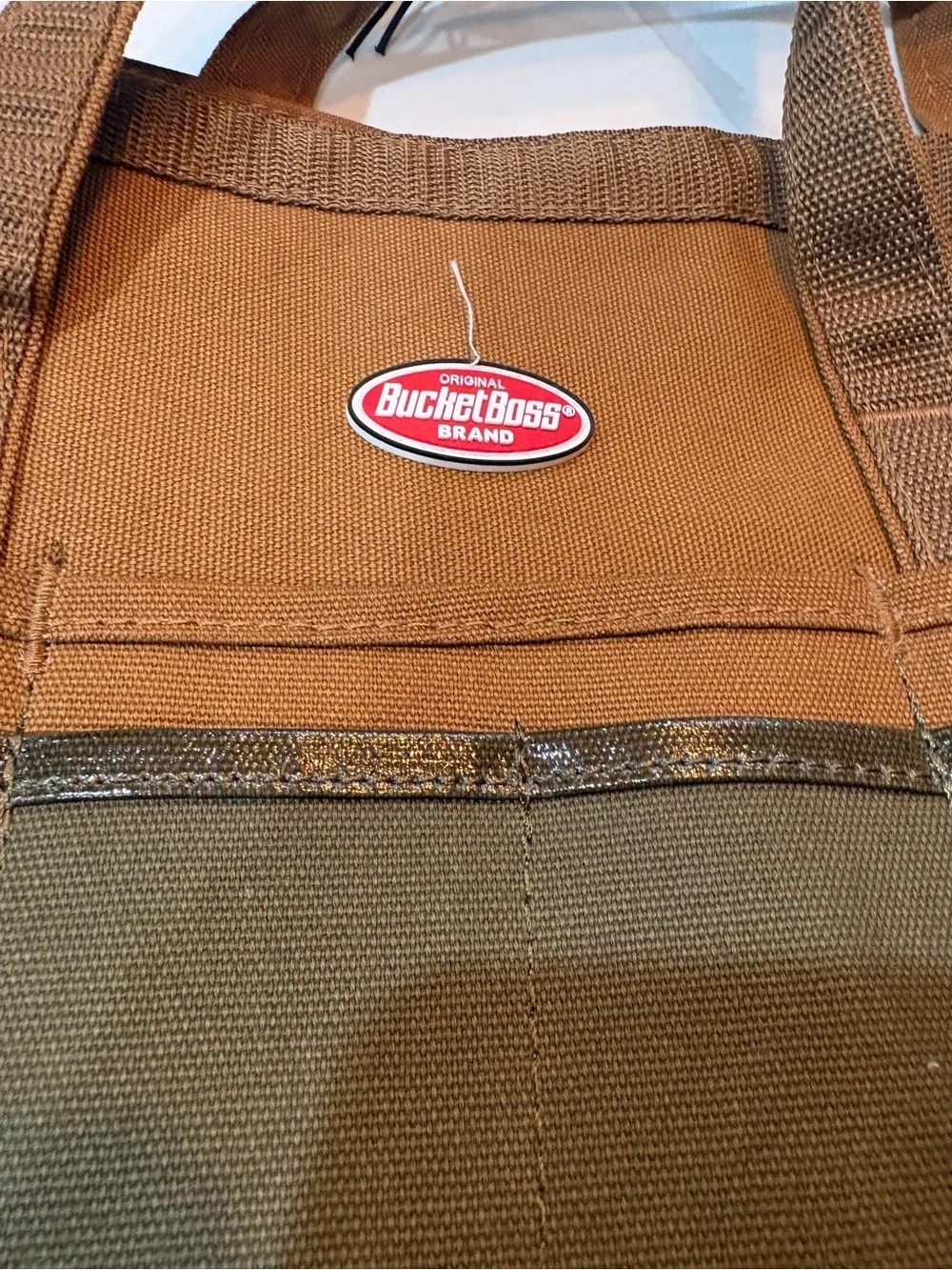 Original Series Bucket BossTwo-Tone Brown & Olive Work Duffel